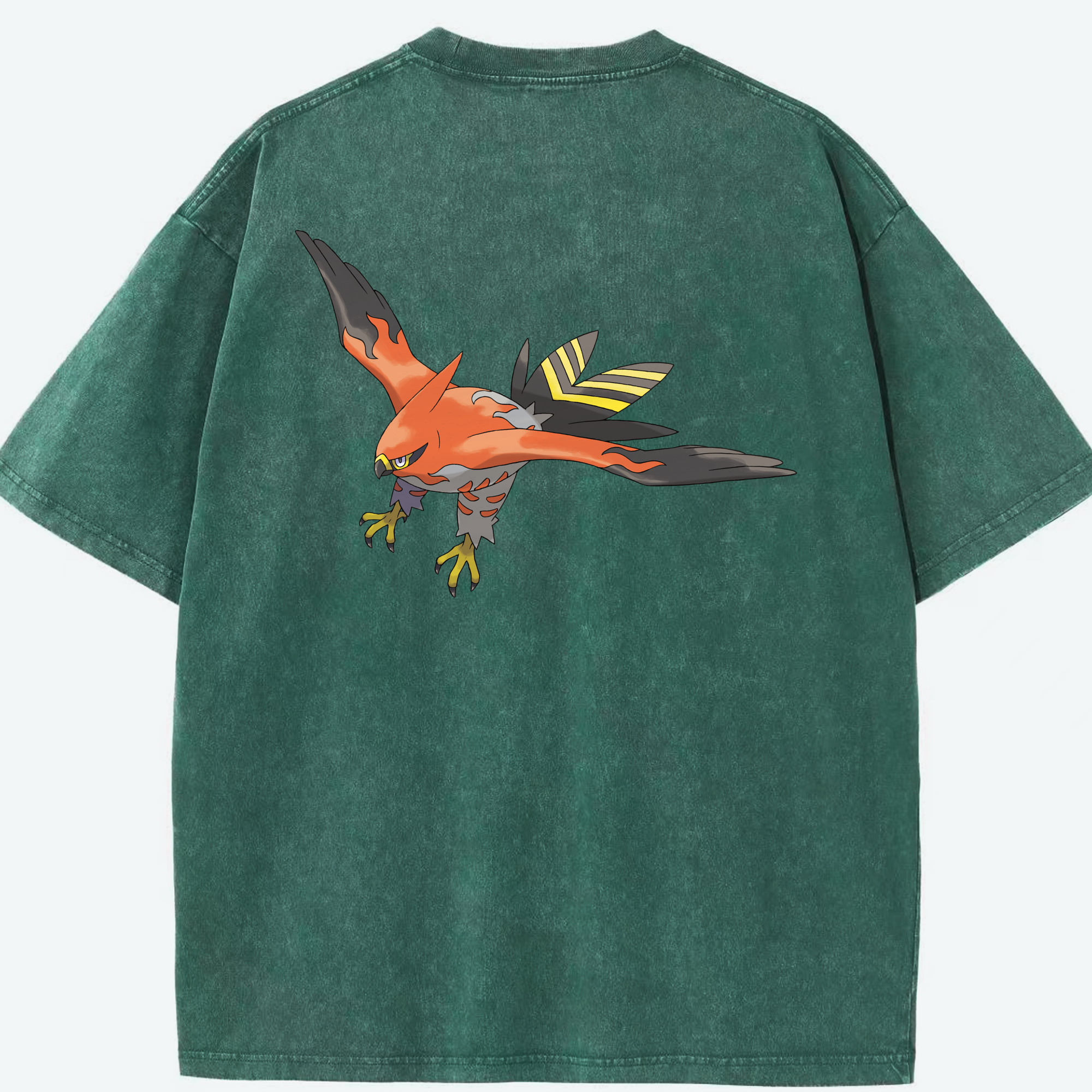 （画像用） ポケットモンスター Pokémon 綿100% ヴィンテージ風 半袖Tシャツ（背面プリント）